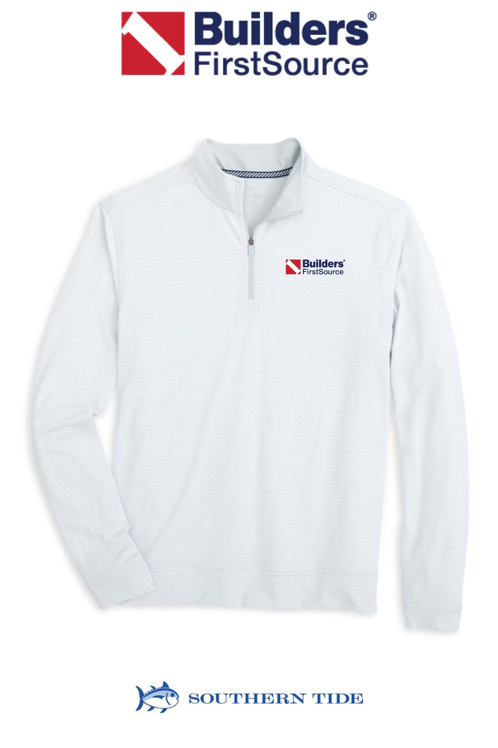 Southern Tide Cruiser Micro-Stripe Hthr Qzip