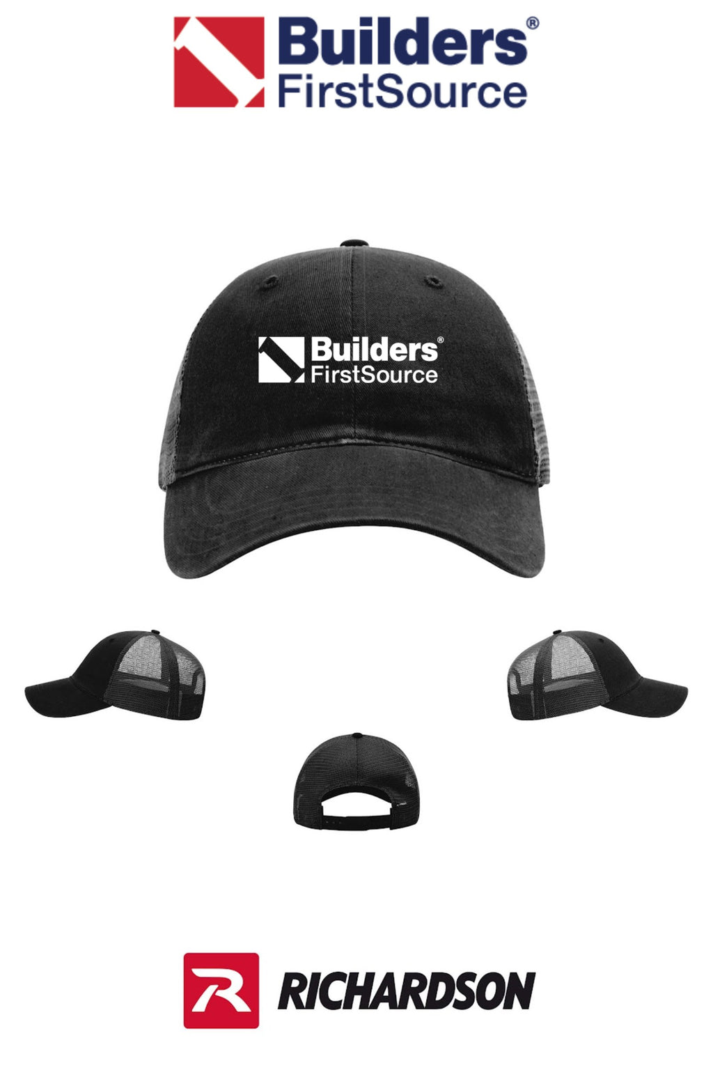 Richardson 111 Garment Washed Trucker