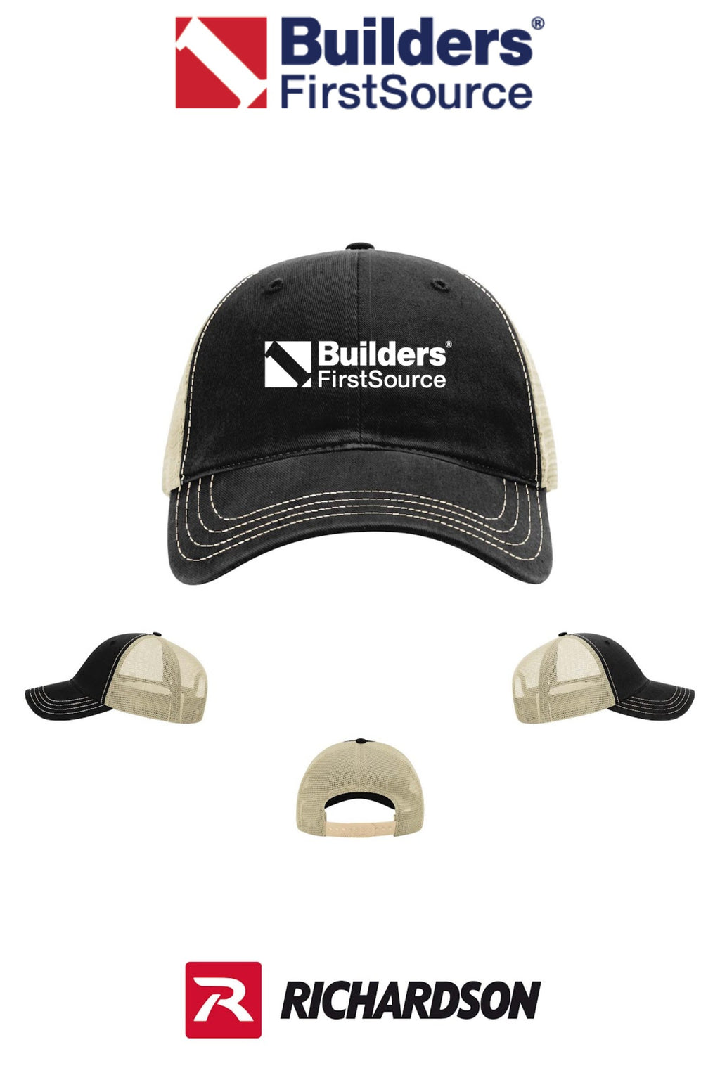 Richardson 111 Garment Washed Trucker