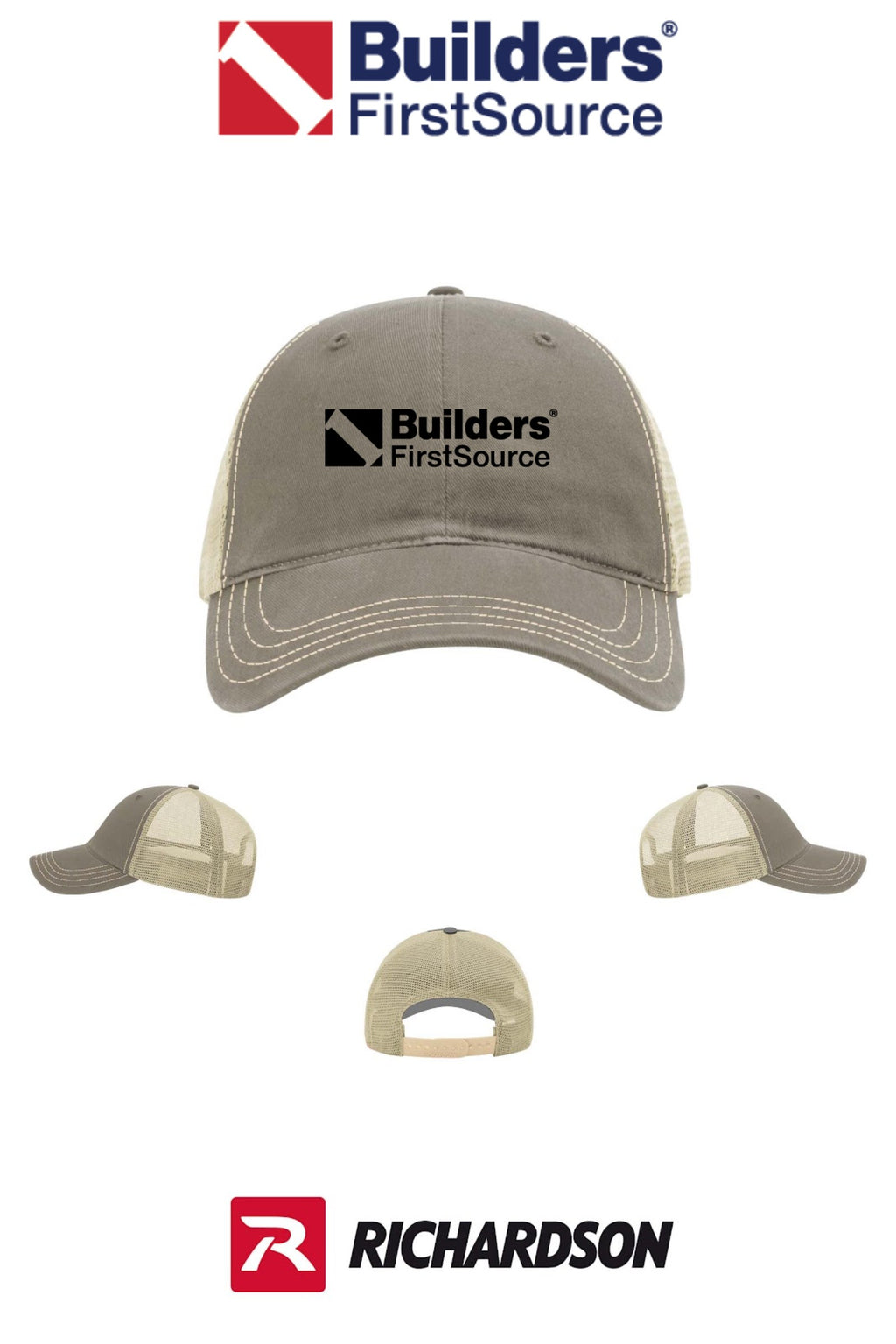 Richardson 111 Garment Washed Trucker