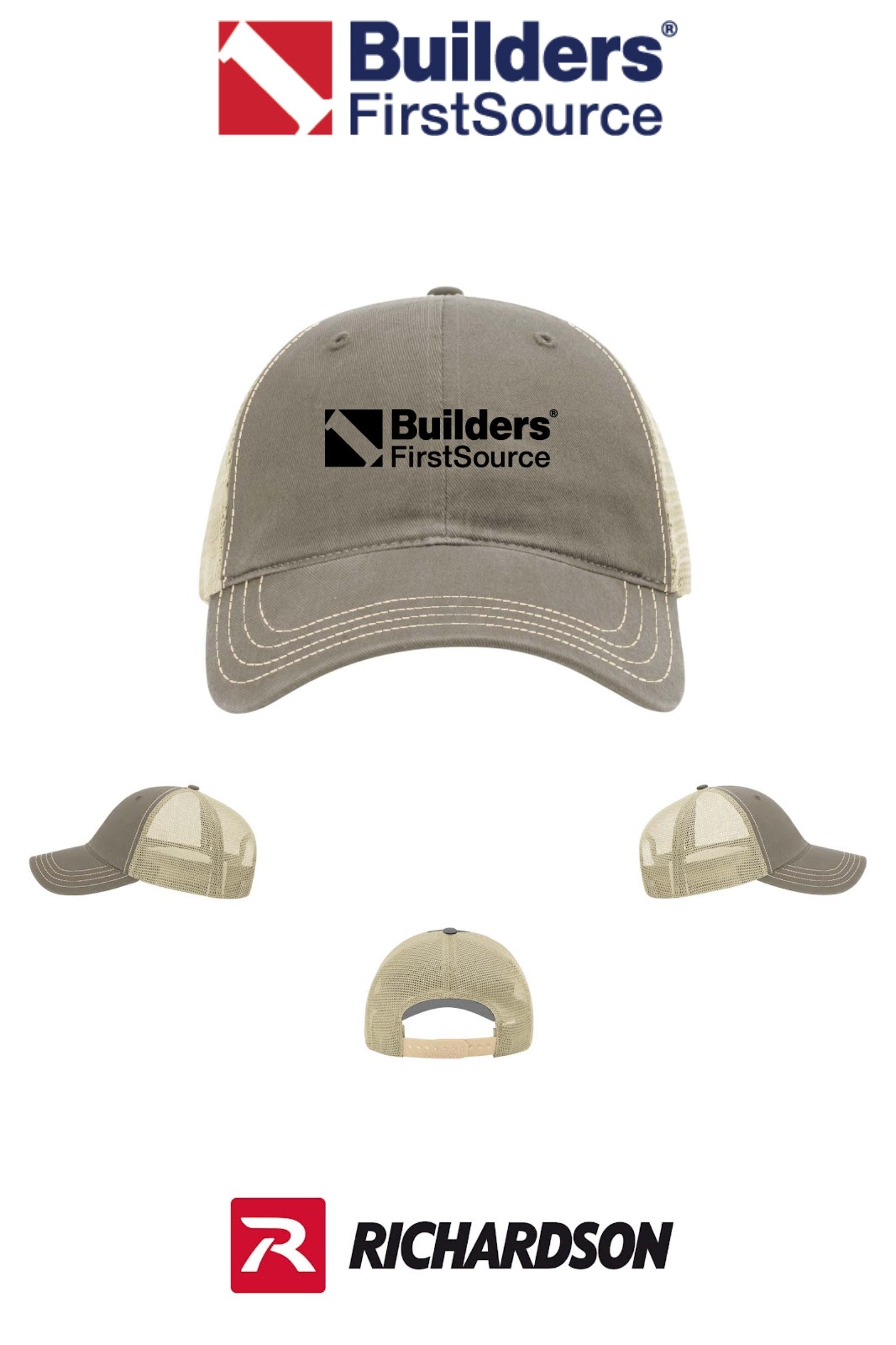 Richardson 111 Garment Washed Trucker