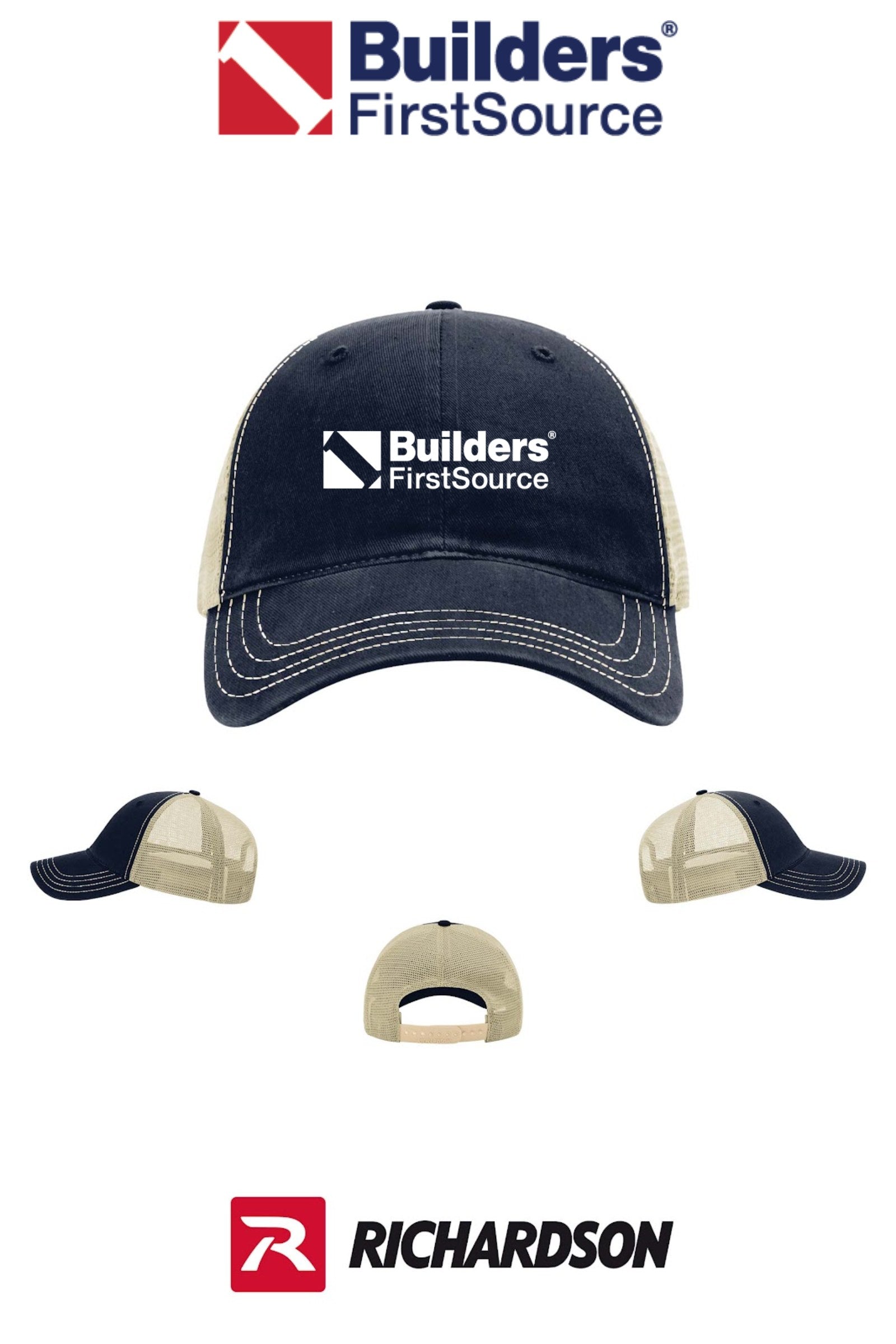 Richardson 111 Garment Washed Trucker