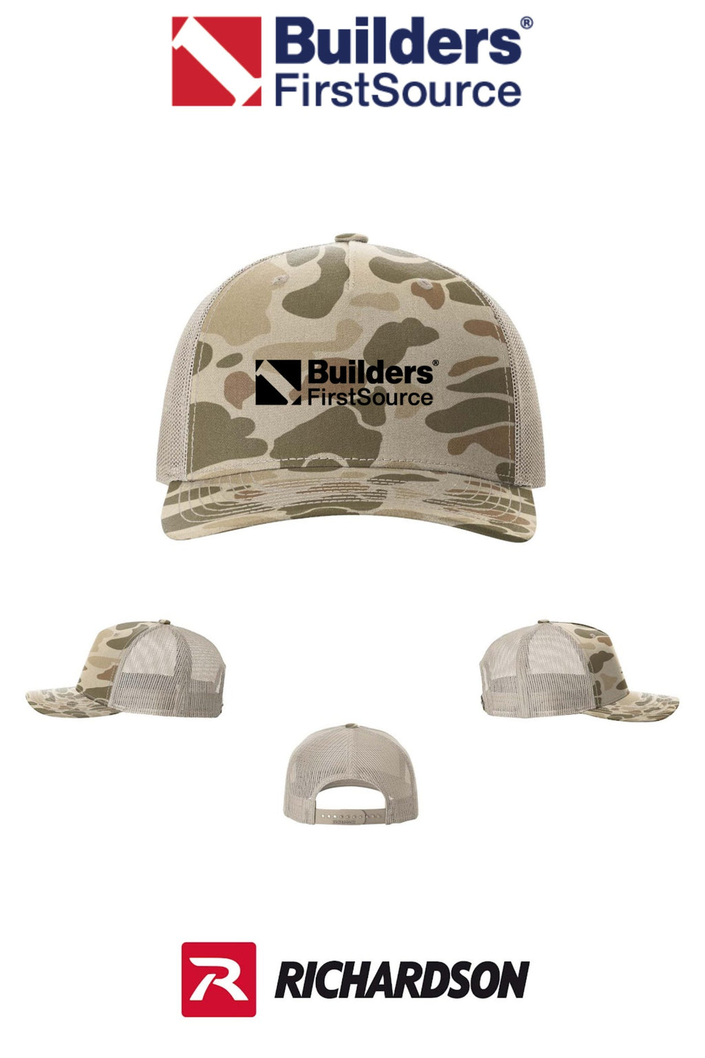 Richardson 112PFP Printed Five-Panel Trucker