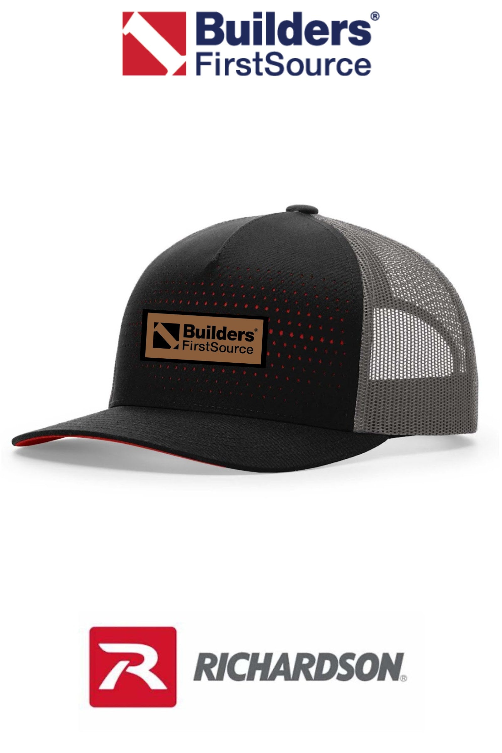 Richardson 163 LASER CUT FIVE PANEL TRUCKER