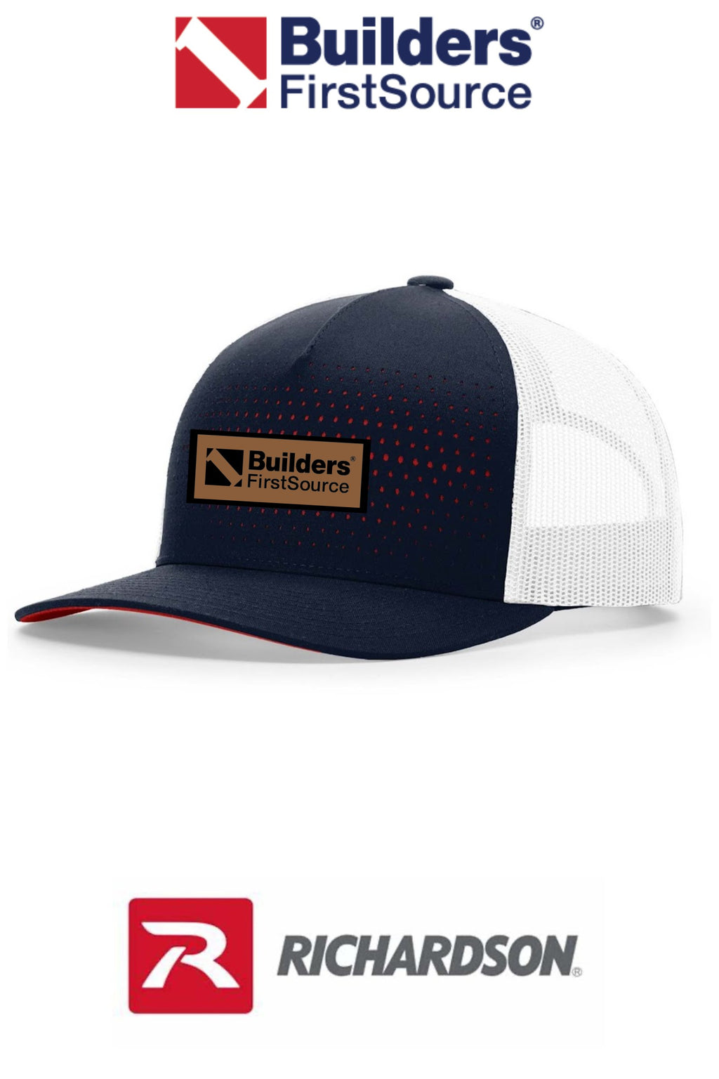 Richardson 163 LASER CUT FIVE PANEL TRUCKER