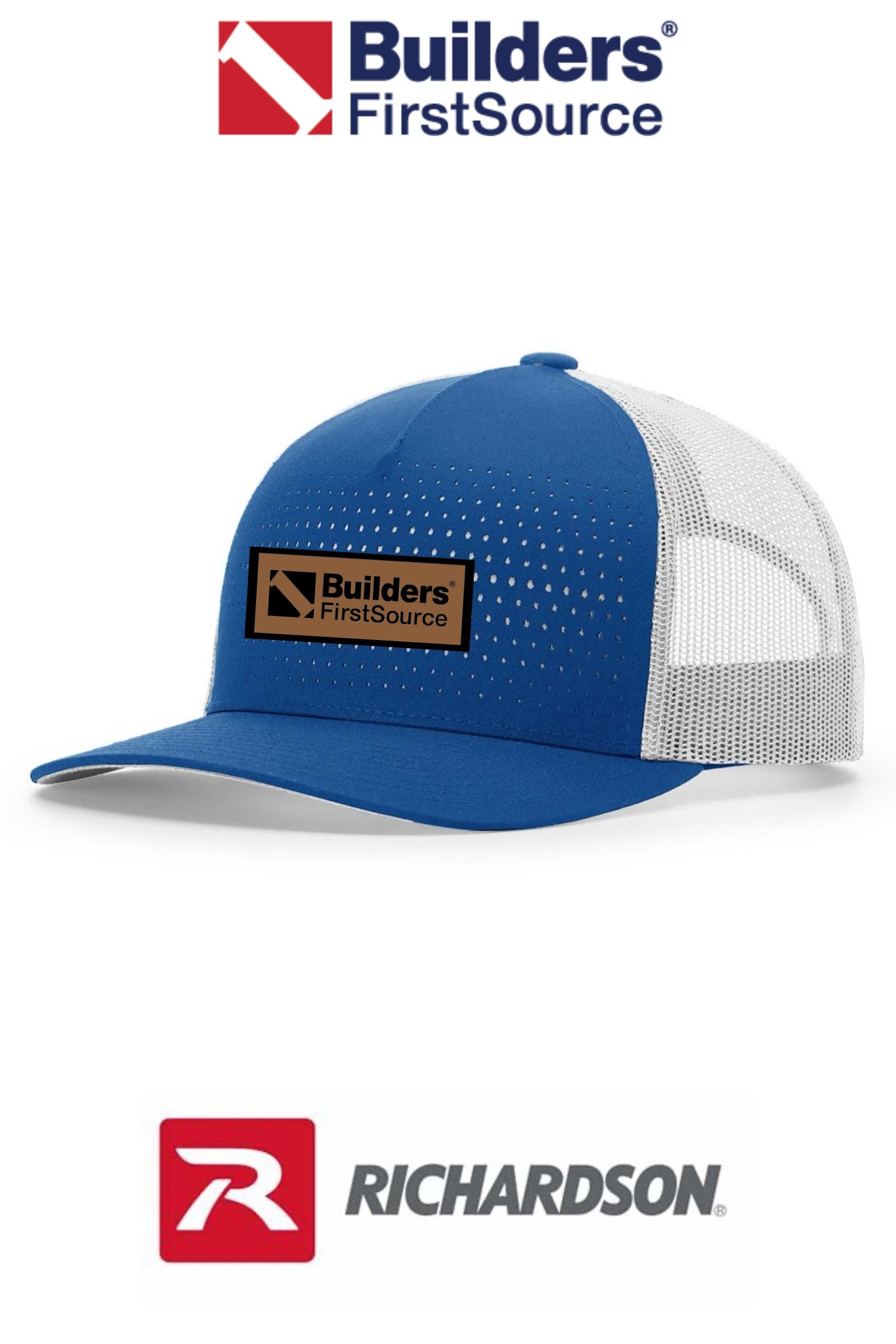 Richardson 163 LASER CUT FIVE PANEL TRUCKER