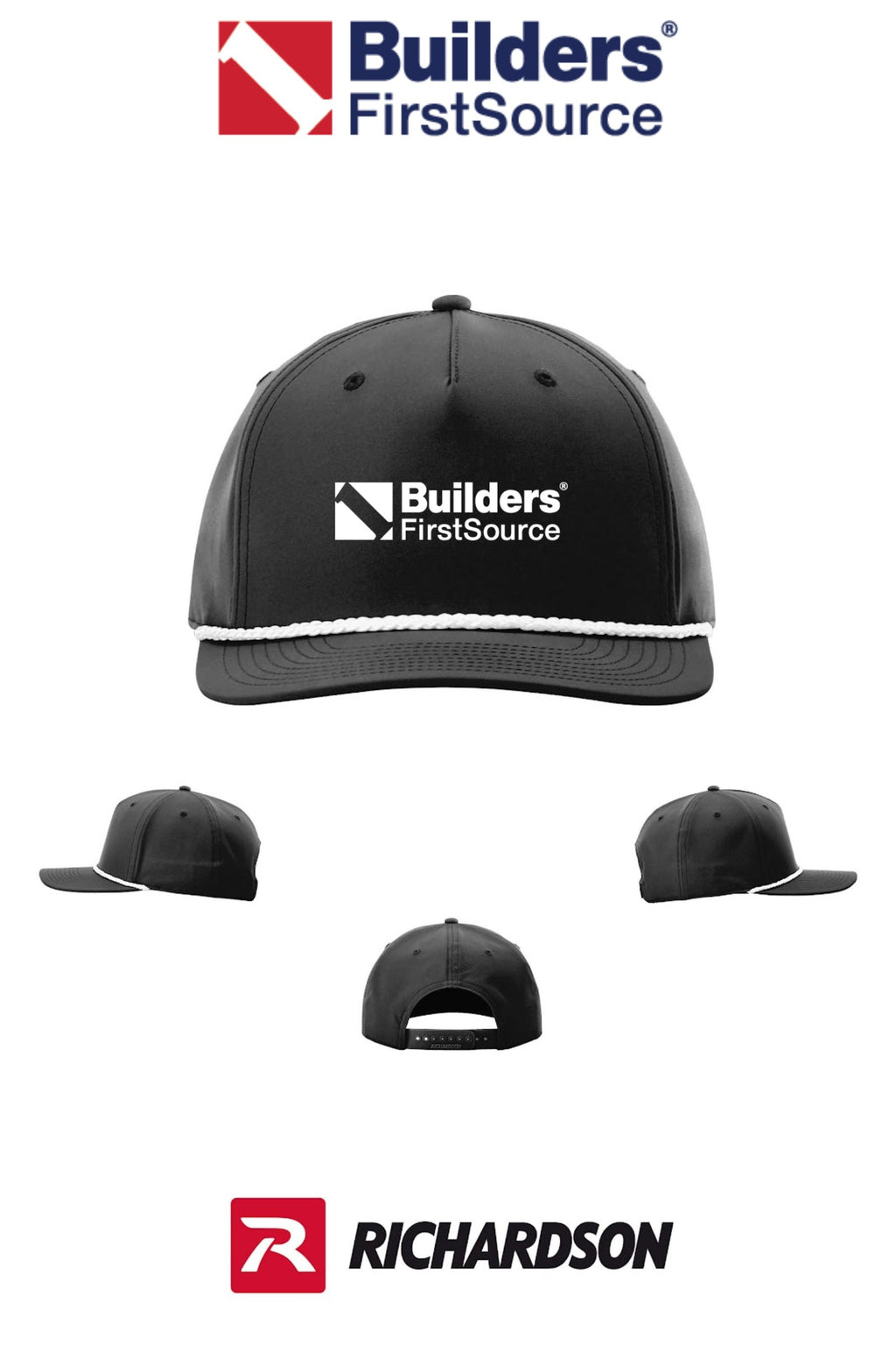 Richardson 258 Five-Panel Classic Rope Cap