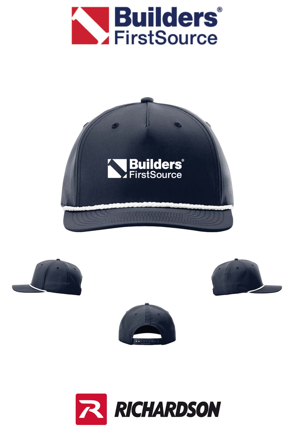Richardson 258 Five-Panel Classic Rope Cap