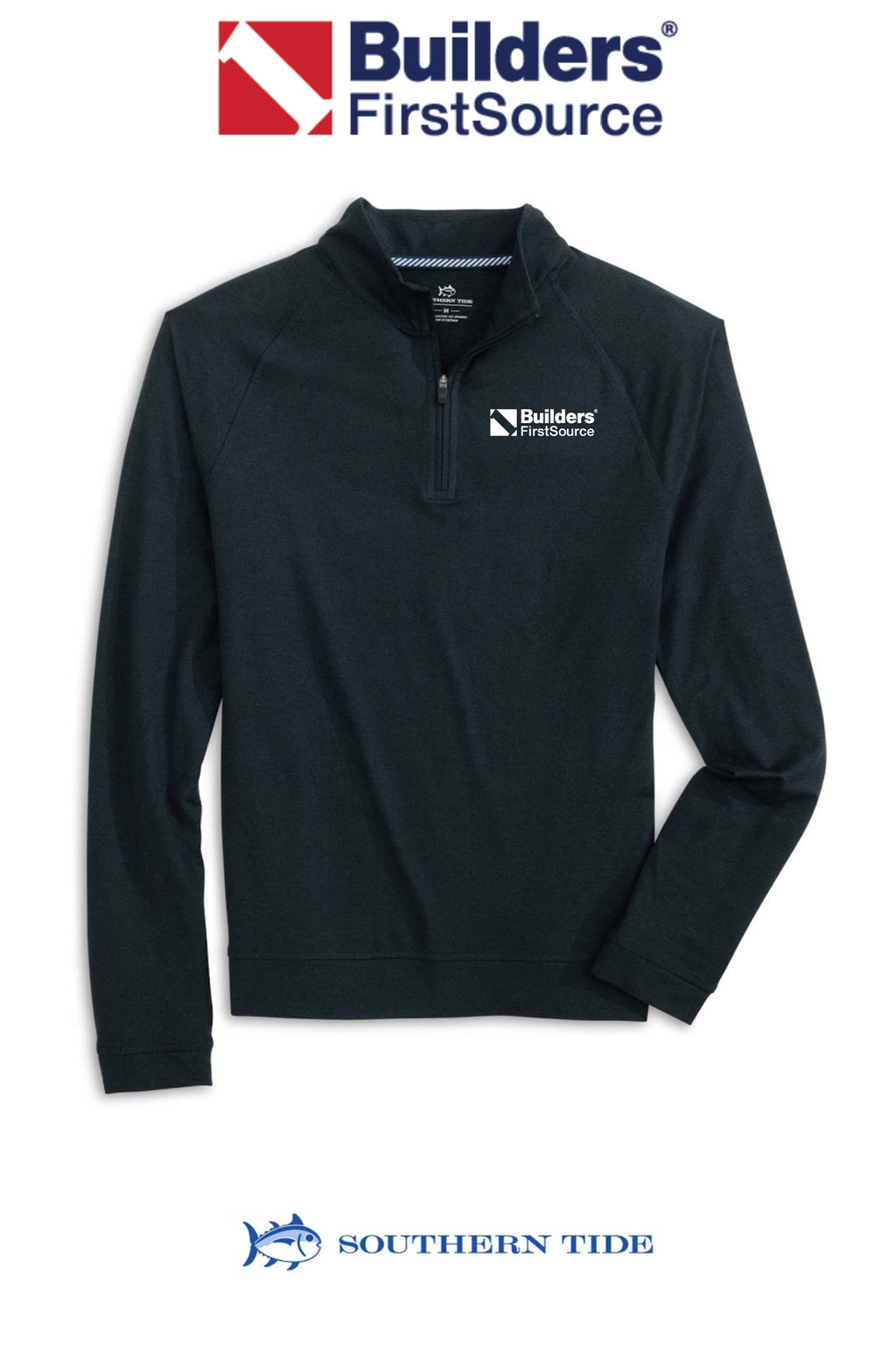 Southern Tide Cruiser Heather Quarter Zip