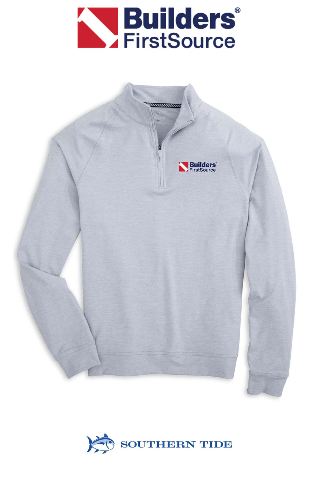 Southern Tide Cruiser Heather Quarter Zip
