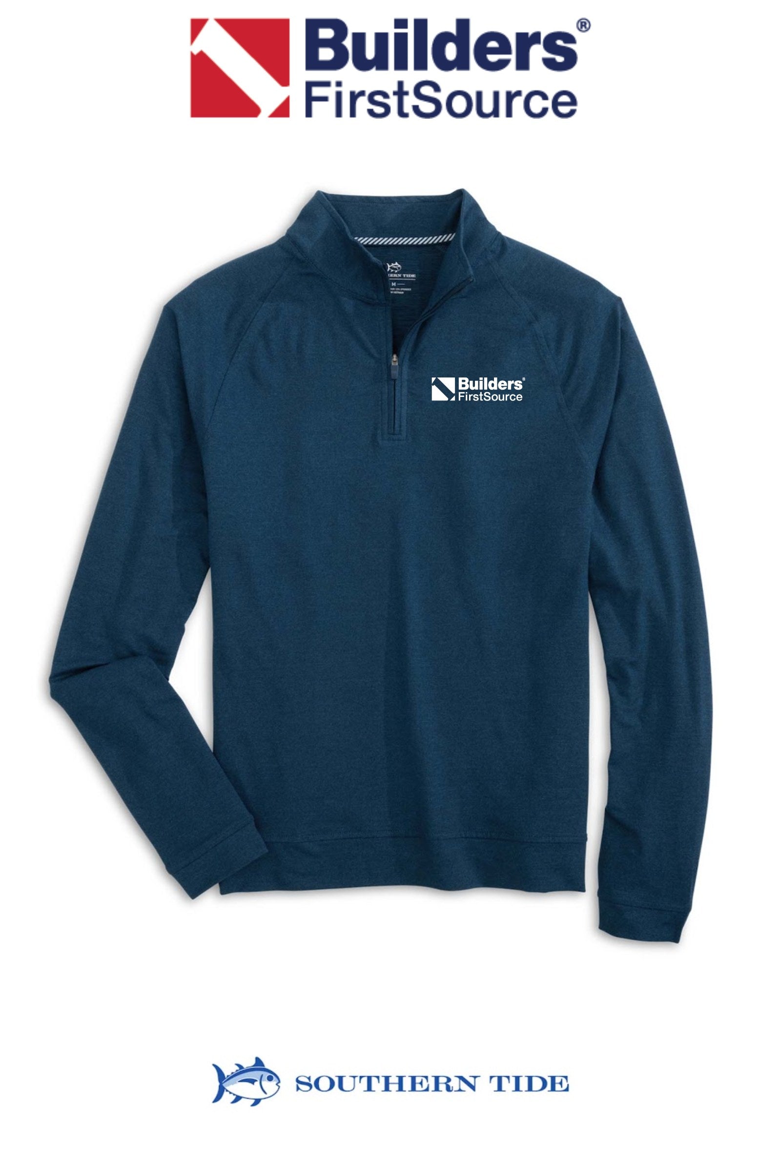 Southern Tide Cruiser Heather Quarter Zip