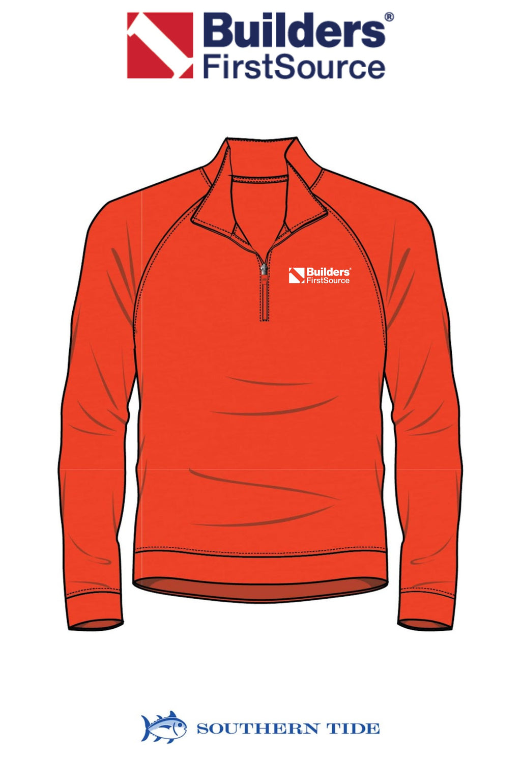 Southern Tide Cruiser Heather Quarter Zip