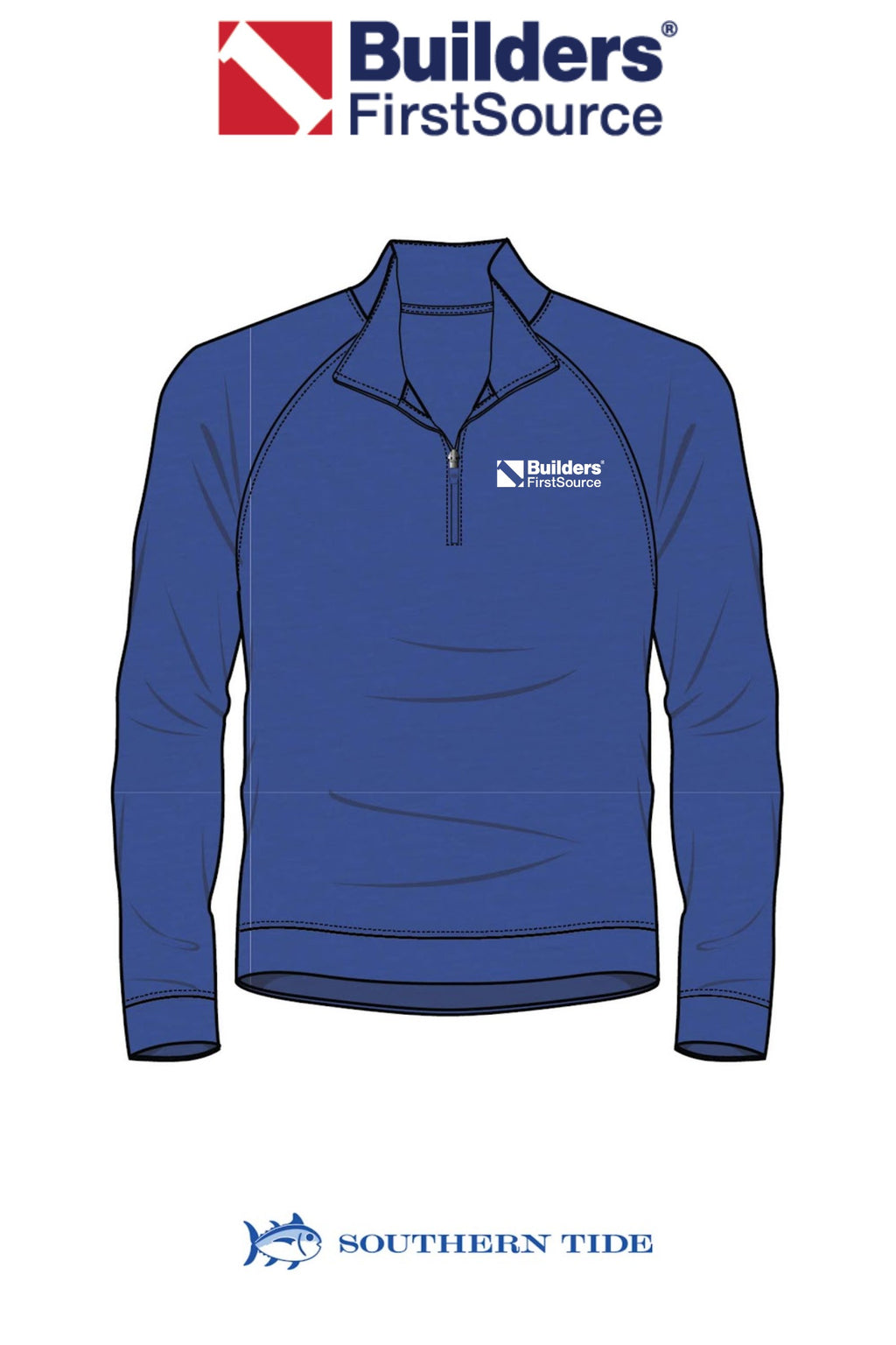Southern Tide Cruiser Heather Quarter Zip