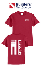 America 250 Port & Co™ Core Blend Tee - Freedom FULL FLAG