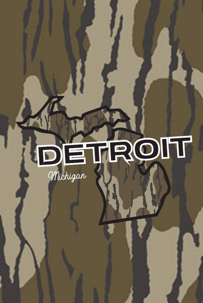Custom Core Fleece Pullover Hooded Sweatshirt - Bottomland Camo