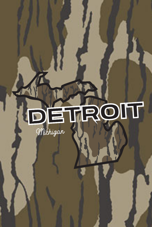 Custom Core Fleece Pullover Hooded Sweatshirt - Bottomland Camo