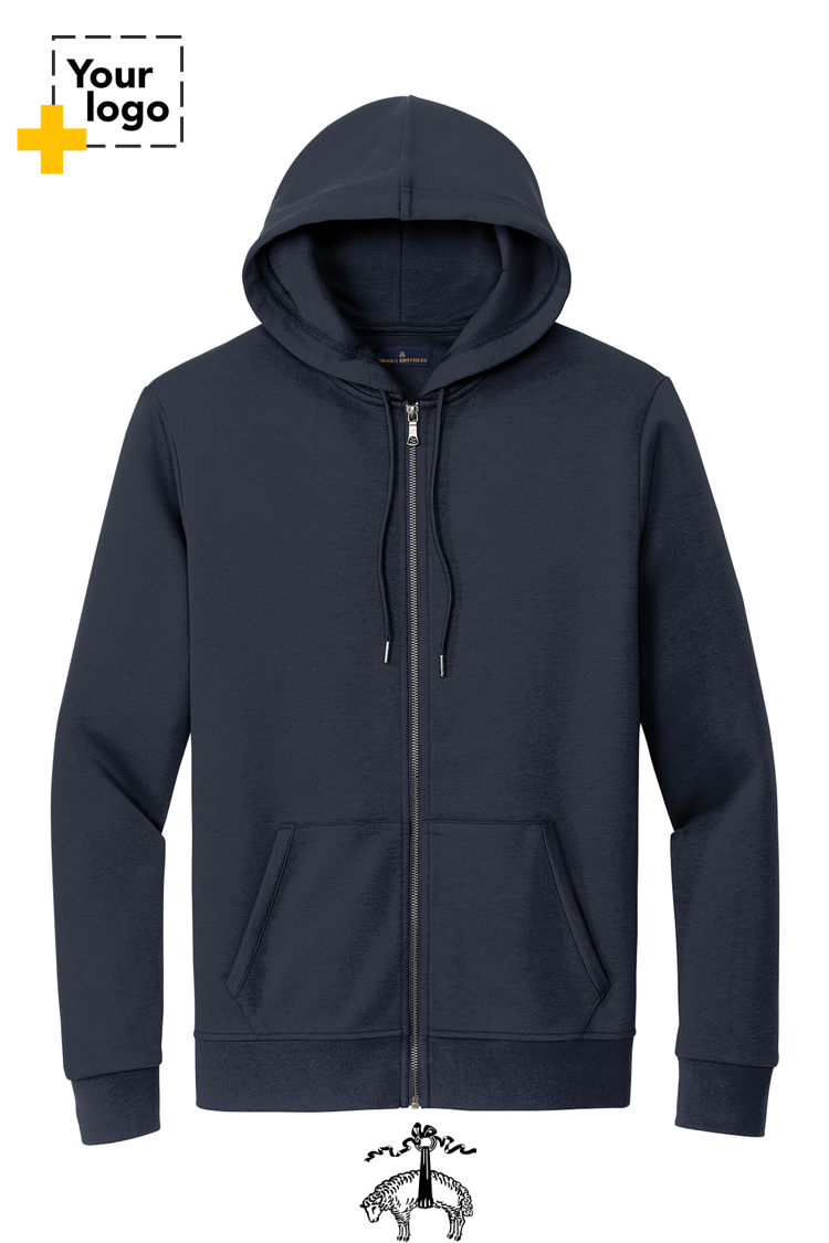 Brooks Brothers® Double-Knit Full-Zip Hoodie