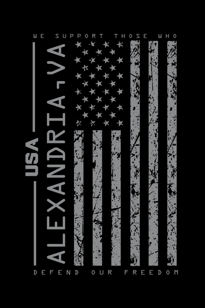 Custom A4 Cooling Performance Tee - Salute To Service