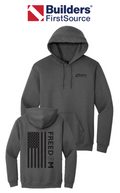 America 250 Port & Co™ Core Fleece Pullover Hooded Sweatshirt - Freedom FULL FLAG