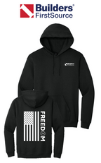 America 250 Port & Co™ Core Fleece Pullover Hooded Sweatshirt - Freedom FULL FLAG