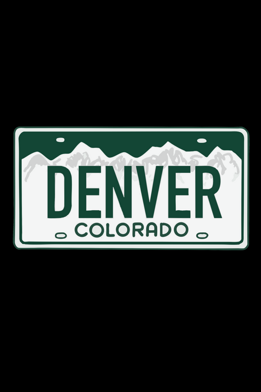 Custom Core Fleece Pullover Hooded Sweatshirt - License Plate