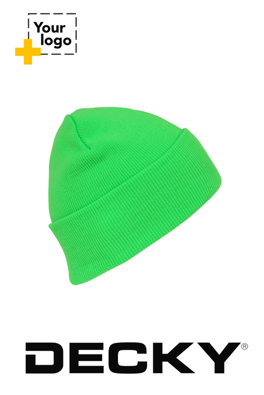 Decky Long Neon Acrylic Beanie