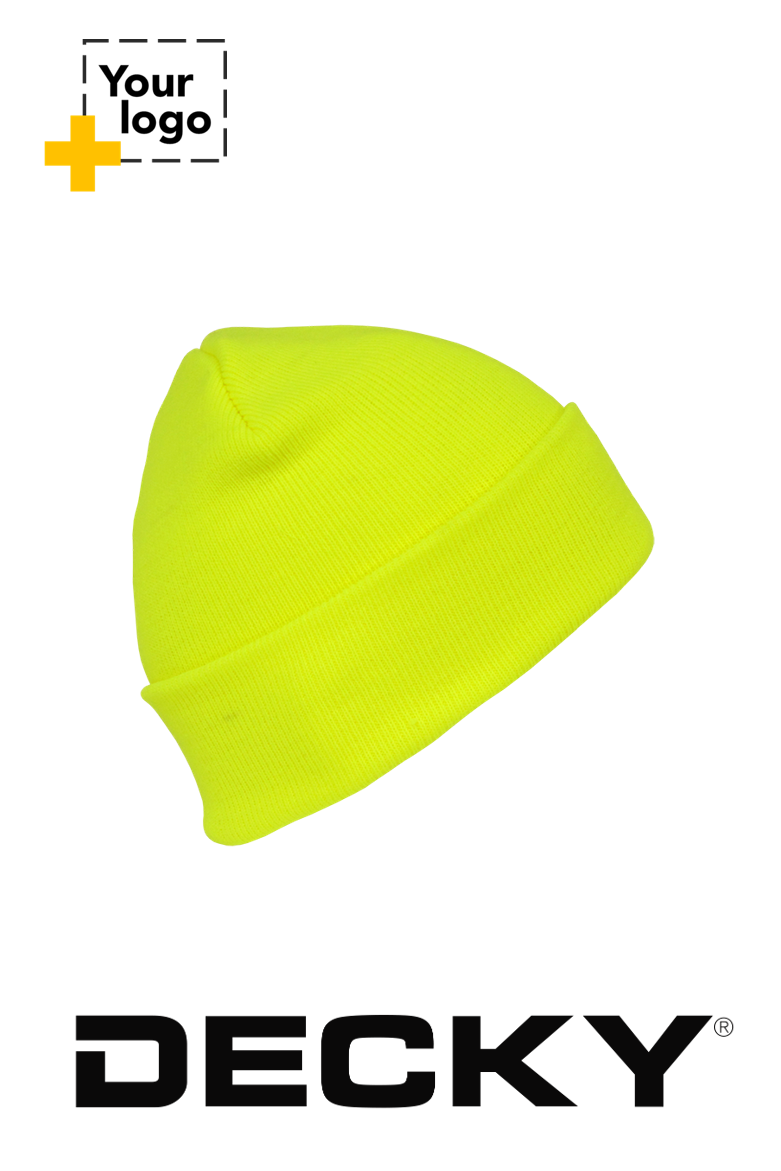 Decky Long Neon Acrylic Beanie
