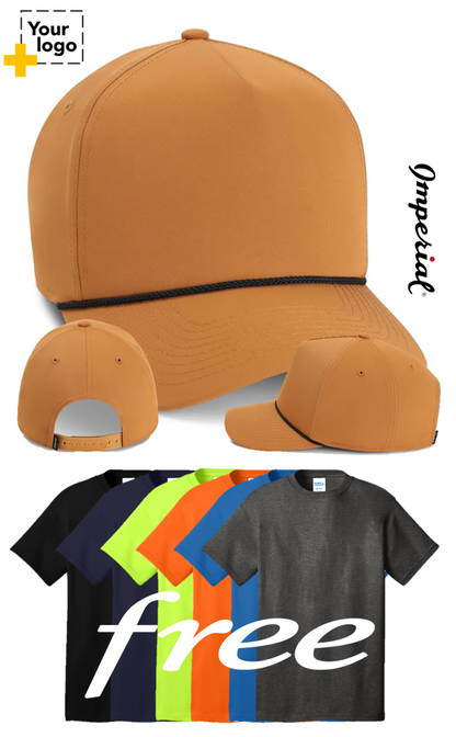 Imperial The Wrightson Performance Rope Cap + Free Tee