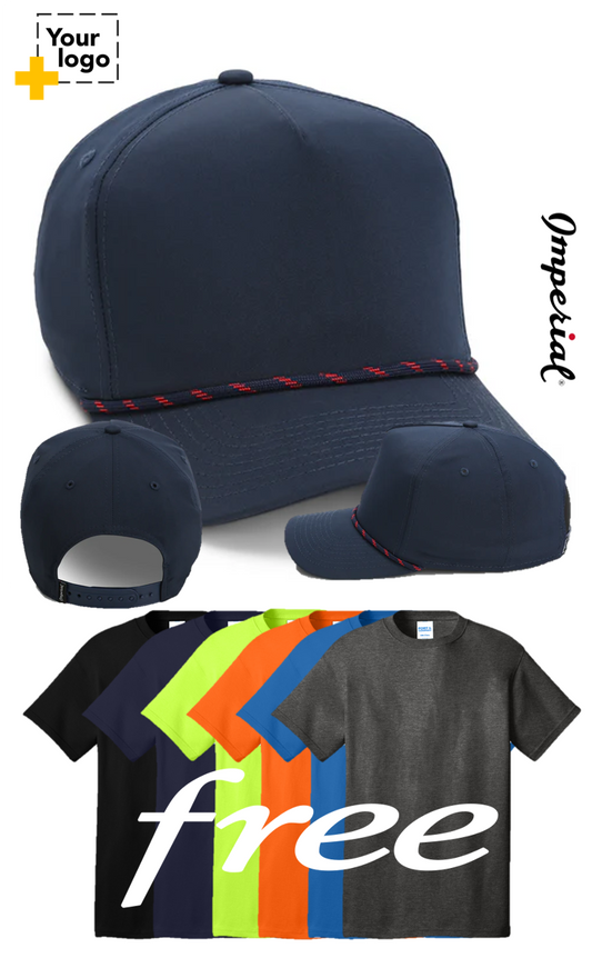 Imperial The Wrightson Performance Rope Cap + Free Tee