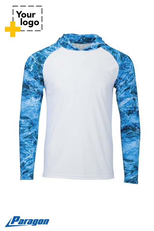 Biloxi Performance Colorblocked Hooded Long Sleeve