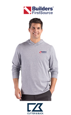 Cutter & Buck Adapt Recycled Soft Knit Stripe Mens Hooded Pullover