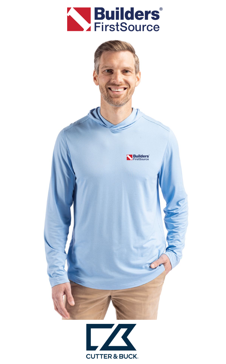 Cutter & Buck Coastline Recycled Double Peached Mens Hooded Pullover
