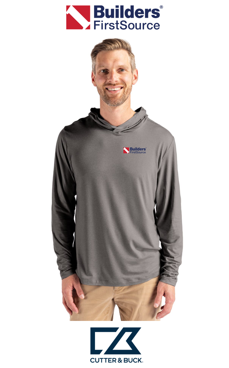 Cutter & Buck Coastline Recycled Double Peached Mens Hooded Pullover