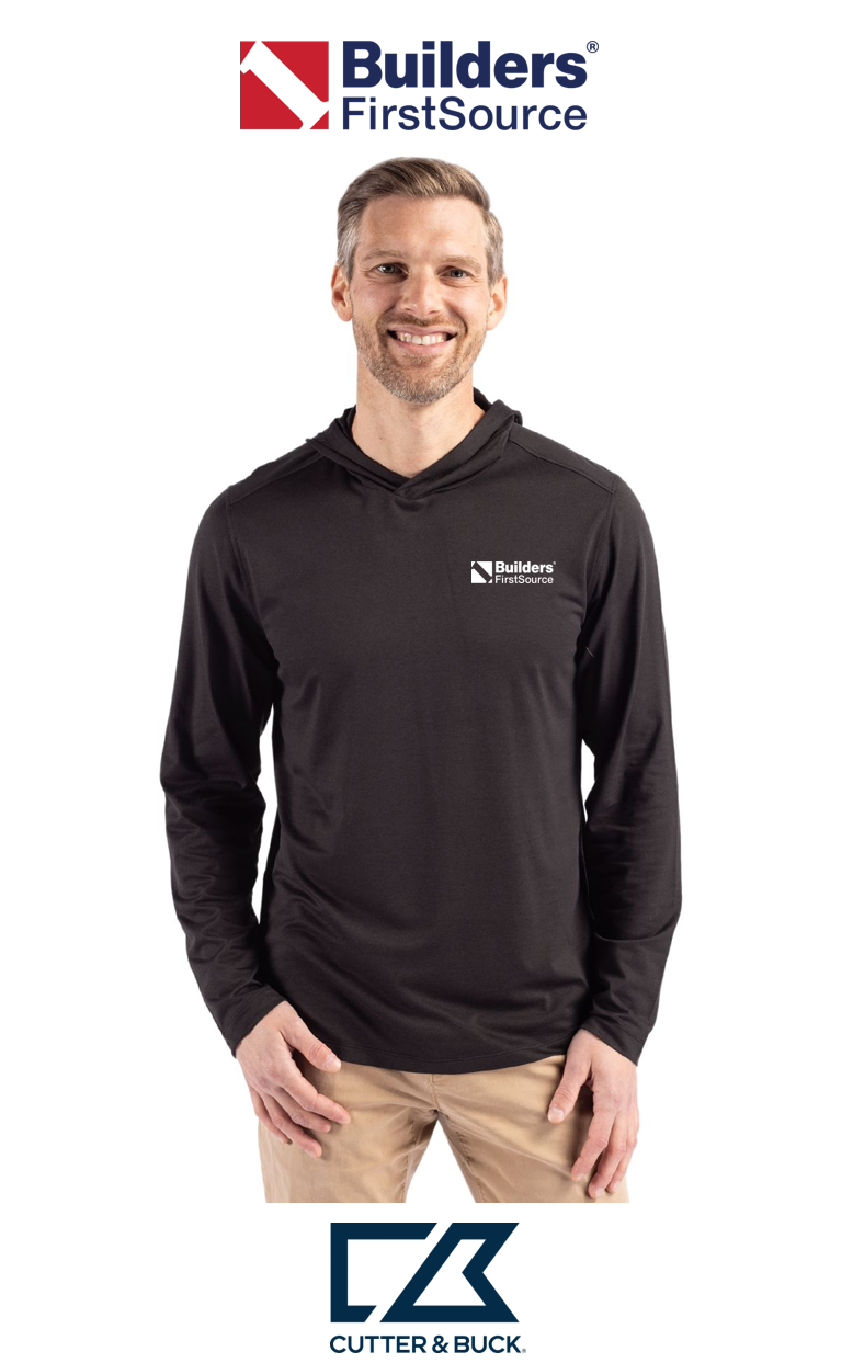 Cutter & Buck Coastline Recycled Double Peached Mens Hooded Pullover