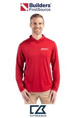 Cutter & Buck Coastline Recycled Double Peached Mens Hooded Pullover