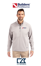 Cutter & Buck Adapt Recycled Soft Knit Stretch Mens Hybrid Quarter Zip Pullover