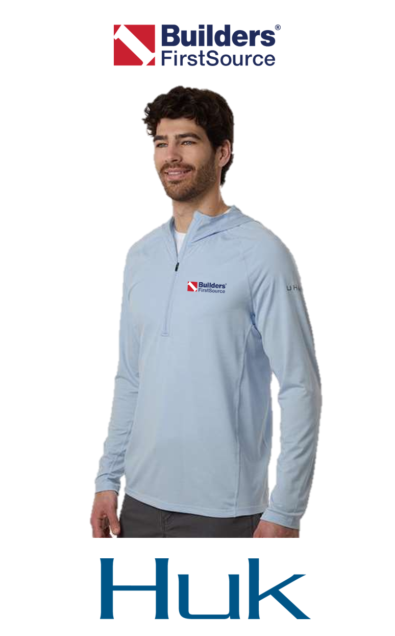 HUK - Men's Atoll Half-Zip Hooded Pullover