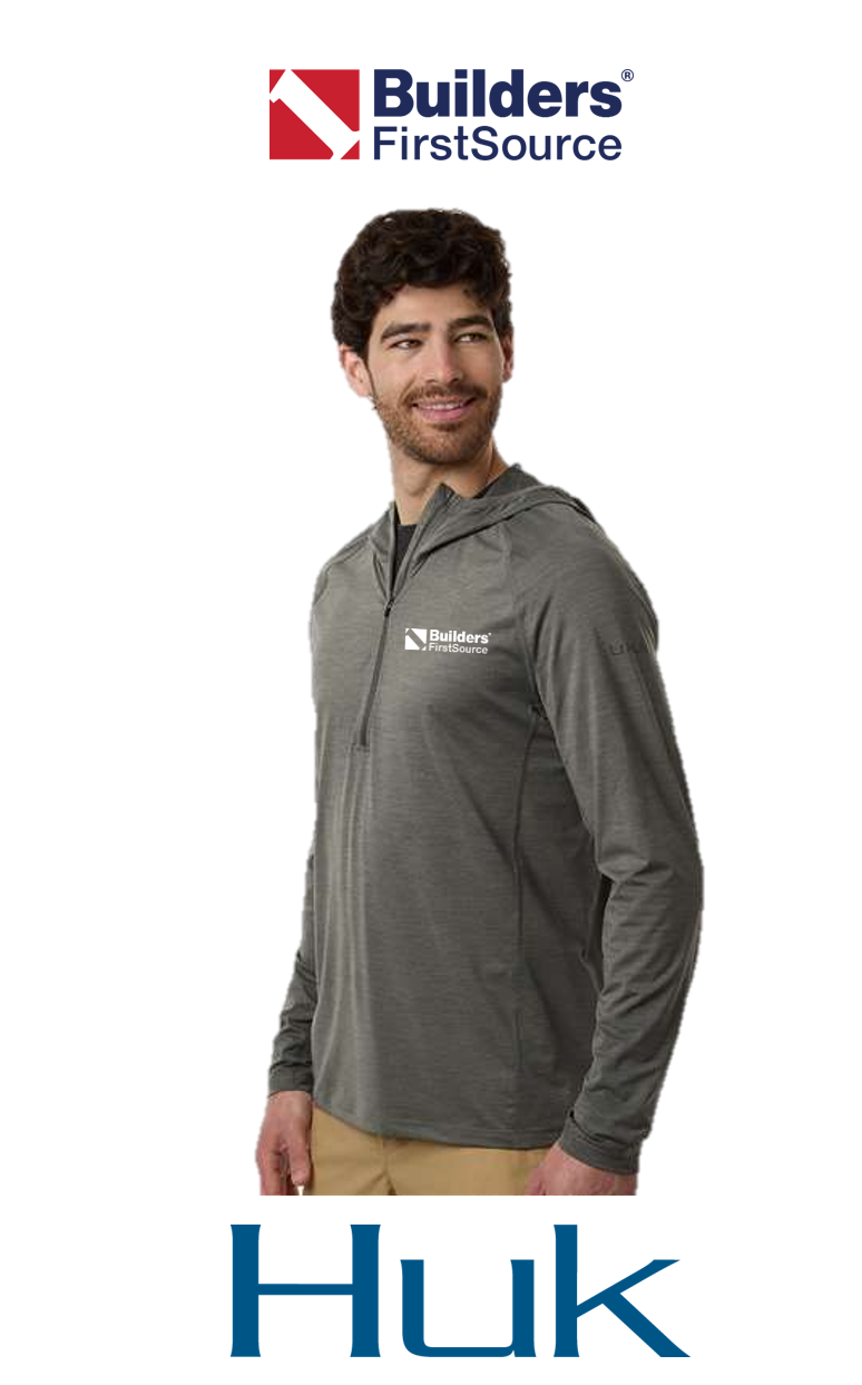 HUK - Men's Atoll Half-Zip Hooded Pullover