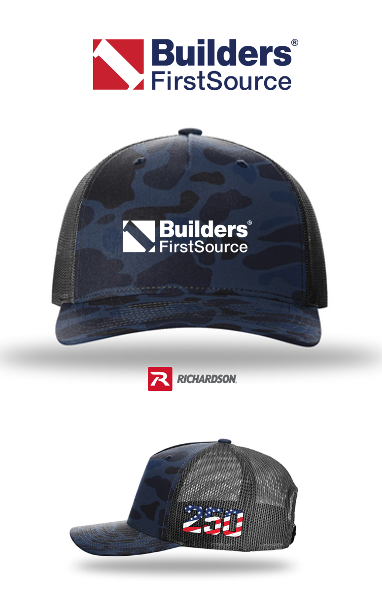 America 250 Richardson 112PFP Printed Five-Panel Trucker