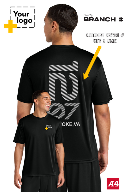 Custom A4 Cooling Performance Tee - Branch #
