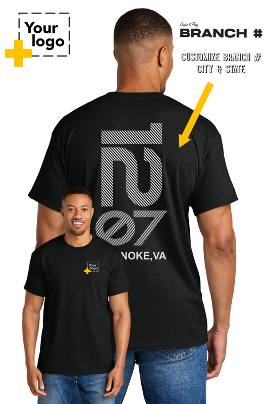 Custom Gildan® DryBlend® 50 Cotton/50 Poly T-Shirt - Branch #