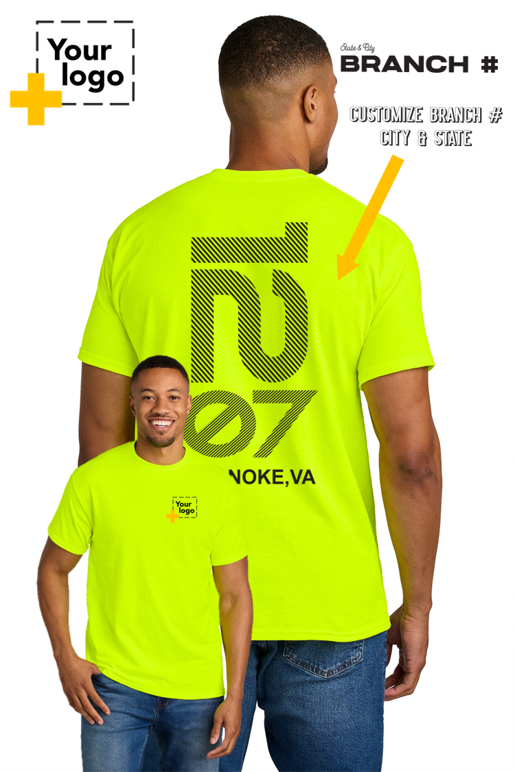 Custom Gildan® DryBlend® 50 Cotton/50 Poly T-Shirt - Branch #