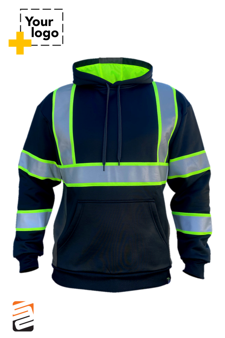Performance Hoodie - Type-O  - Safety Shirt - Black
