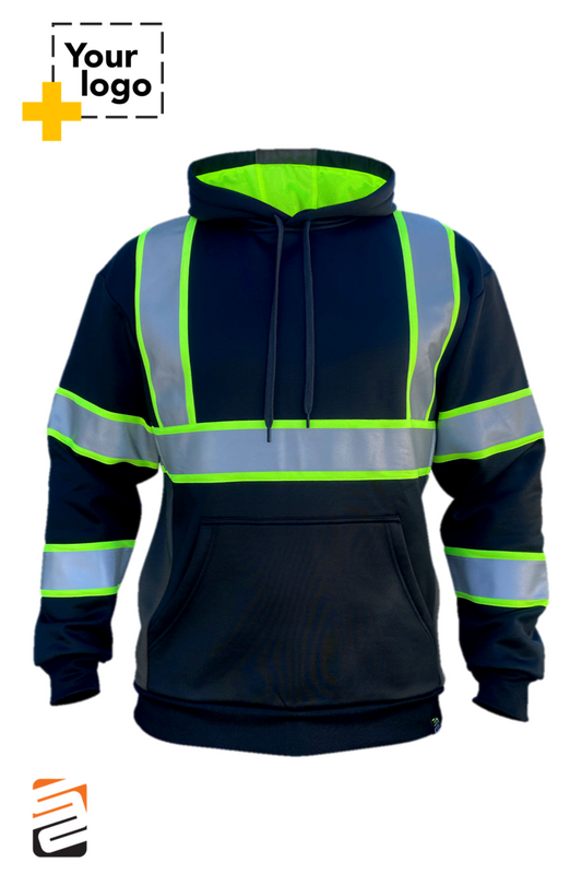 Performance Hoodie - Type-O  - Safety Shirt - Black