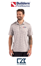 Cutter & Buck Coastline Recycled Double Peached Camo Print Mens Polo