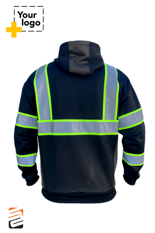 Performance Hoodie - Type-O  - Safety Shirt - Black