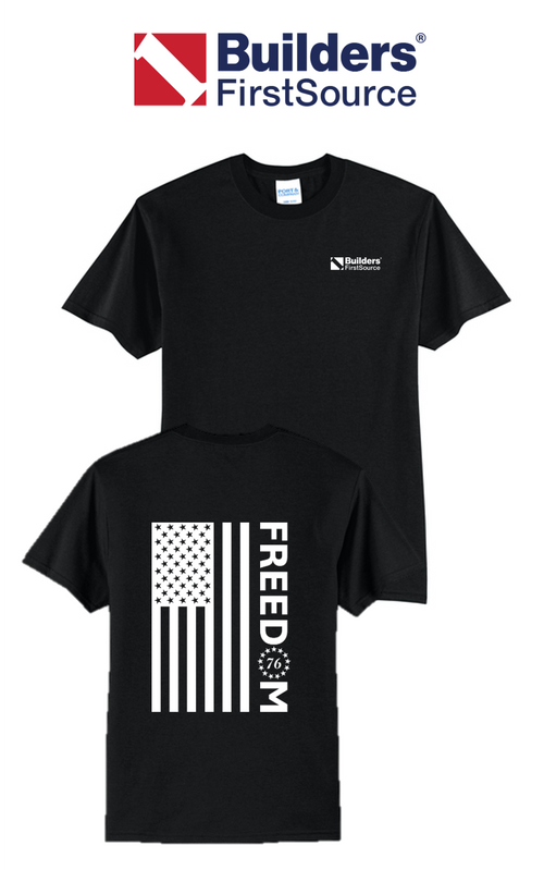 America 250 Port & Co™ Core Blend Tee - Freedom FULL FLAG