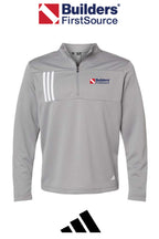 Adidas Men's 3-Stripes Double-Knit Quarter-Zip Pullover