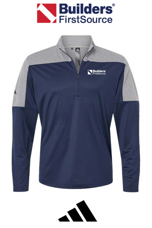 Adidas Men's Ultimate365 Lightweight Colorblocked Quarter-Zip Pullover