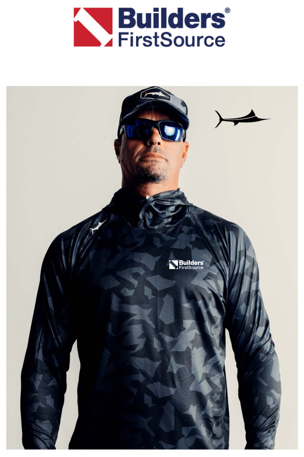 Billfisher Hooded Long Sleeve Performance Tee